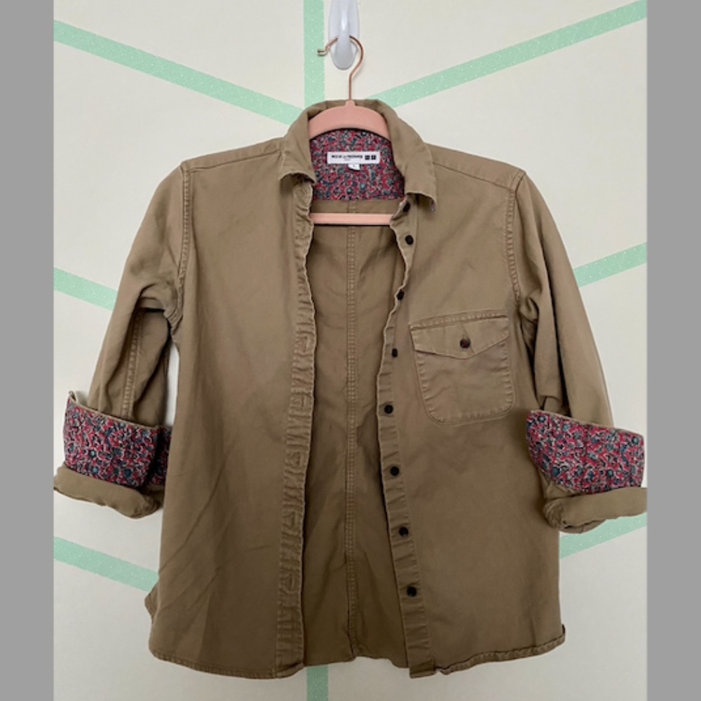 Uniqlo Ines De La Fressange S Button Collar Shirt